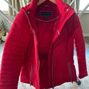 Red Tommy Hilfiger Winter Jacket Coat-NWOT